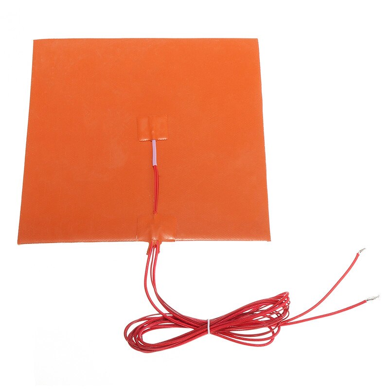 200 x 200mm 110V 220V 200W Silicone Heated Bed Heating Pad w Thermistor for 3D Printer Parts Electric Heating Pads