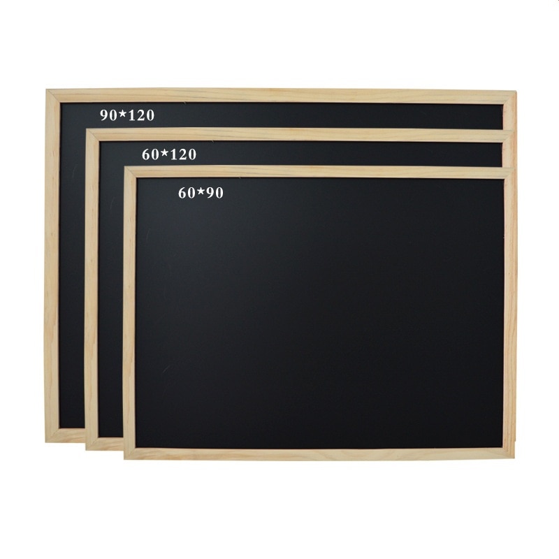 60x45 cm(24"x 18") Wooden Frame Chalkboard Wall Mounted Blackboard Signboard Kitchen Board