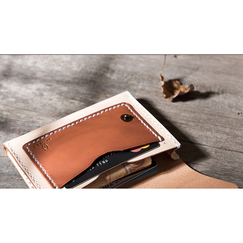 DIY Sewing Pattern Small Wallet Kraft Paper Template Purse Drawing Paper Pattern Leather Card Storage Bag Sewing Drawing Stencil