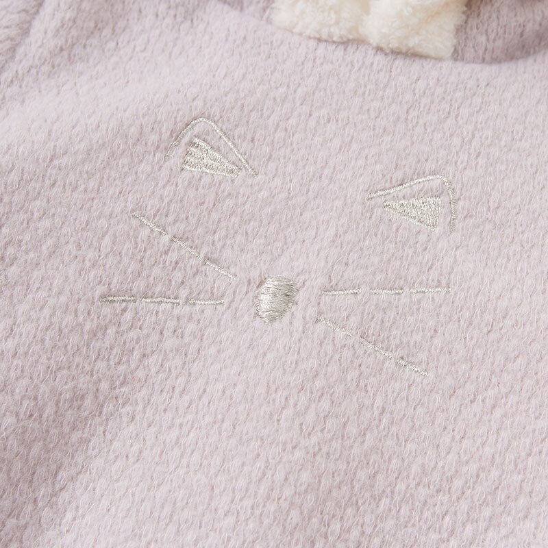 DB8819 dave bella baby meisje katoenen jas kinderen bovenkleding mode roze jas