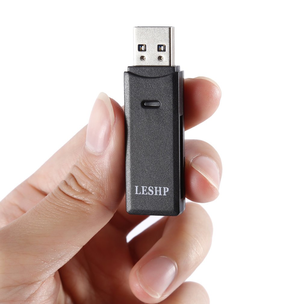 LESHP Ultra Slim Bequem für Tragen Antiselismic Wärme Hohe Temperatur Widerstand USB 3,0 Kartenleser