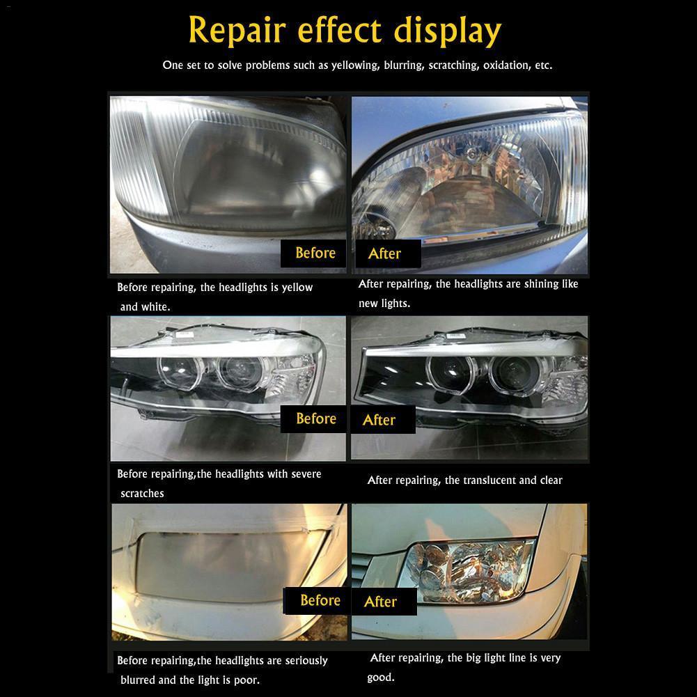800ml bil forlygte reparationssæt forlygte renoveret flydende belægningsmiddel auto bil forlygte reparation værktøj vedligeholdelse