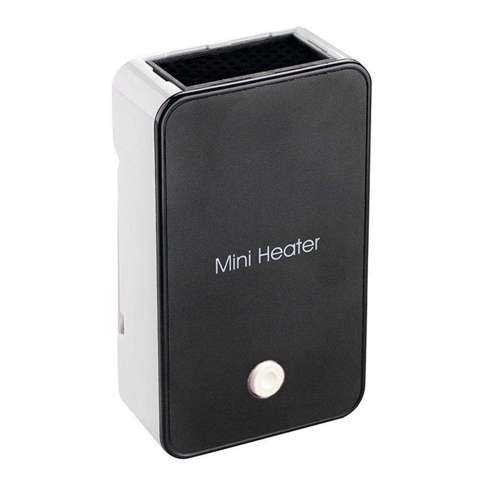 Portable Mini Fan Heaters Small Energy Saving Heaters On Office Desk Electric Heaters Black Portable Desktop Heaters: Default Title