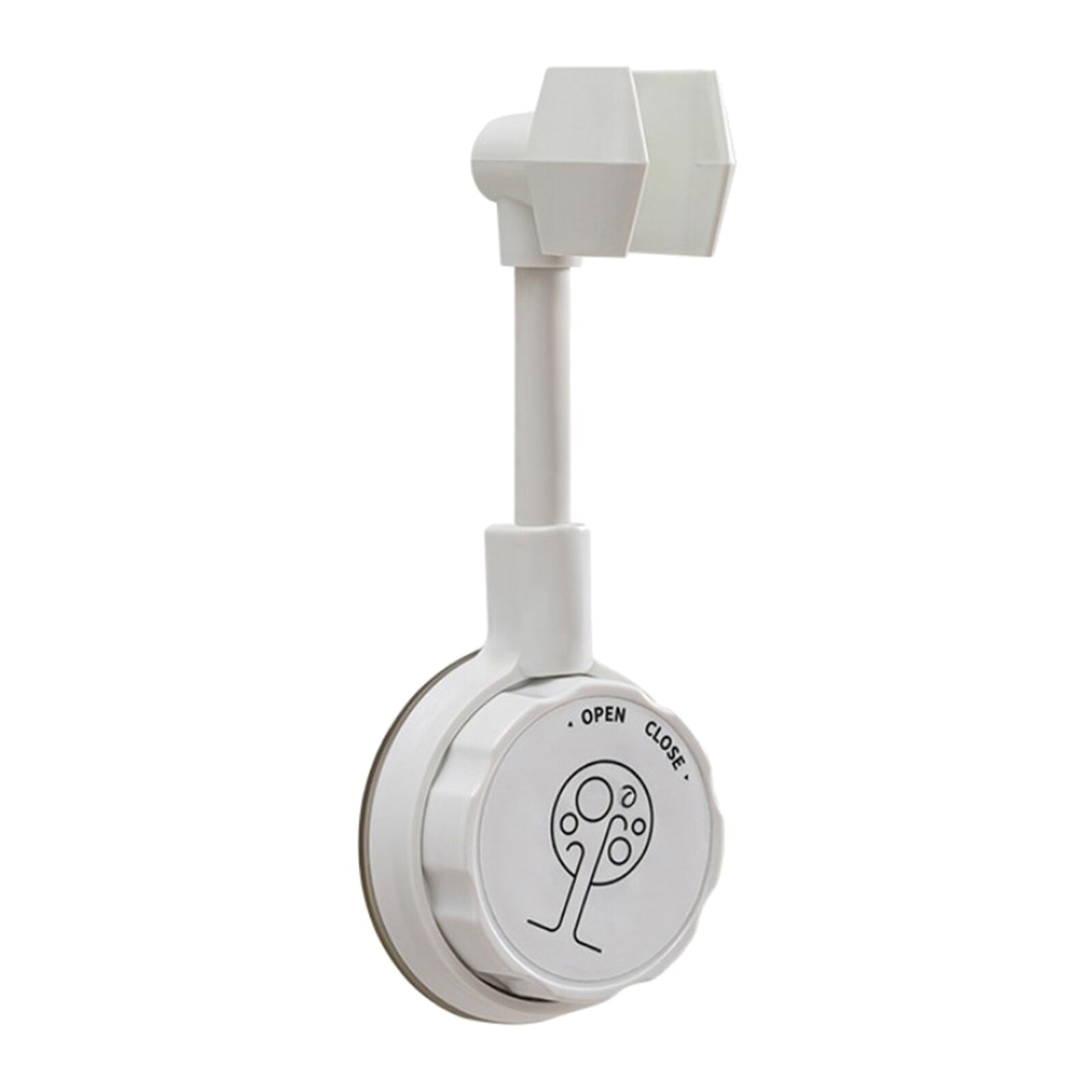 Douchekop Houder-Flexibele Douchekop Houder Verstelbare Vacuüm Zuignap Muurbeugel