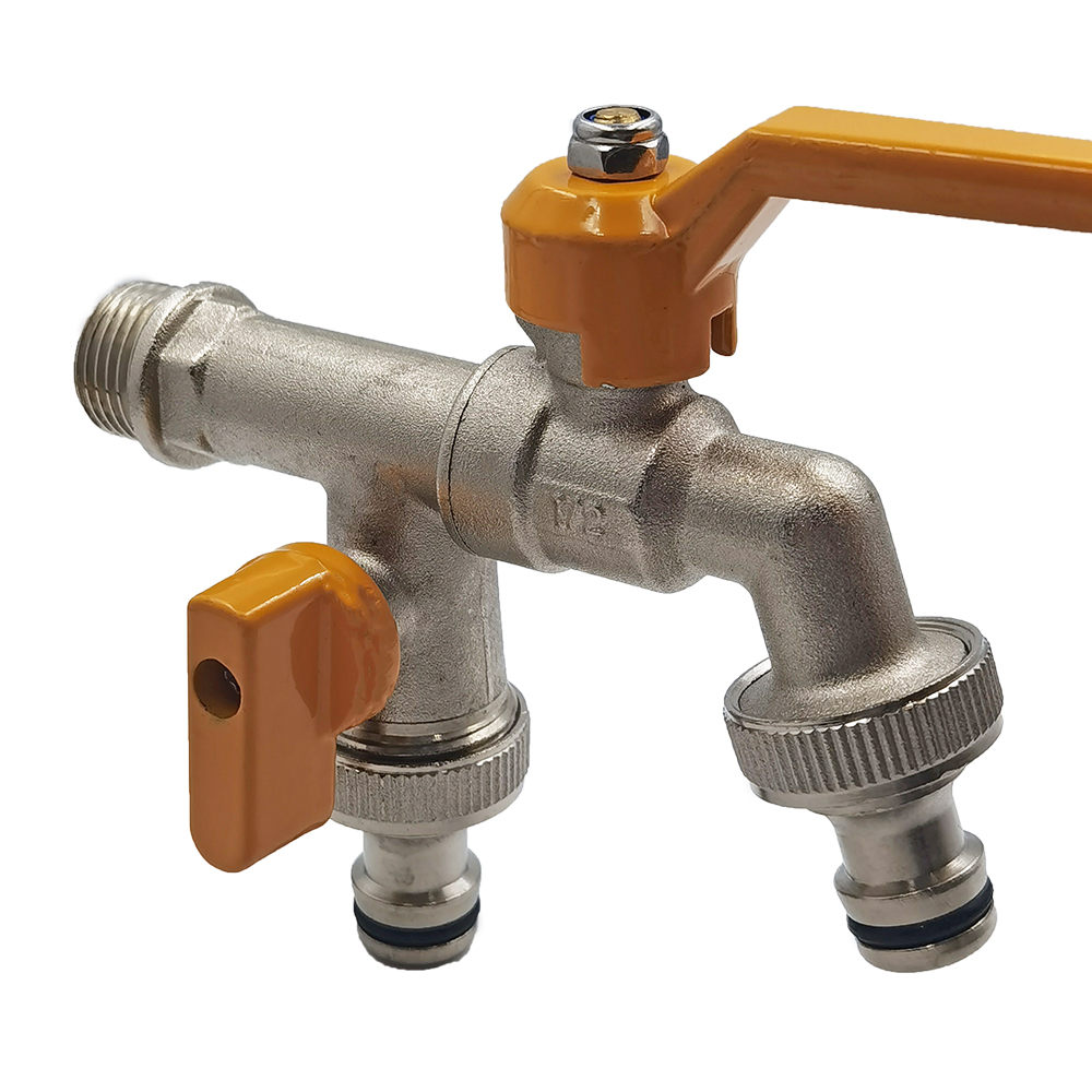Gartenschlauch Wasserhahn Adapter 1/2'' IBC Wassertank Anschluss 2-Wege 1-Wege Bewässerung Durcheinander Wasserhahn gemeinsam Ersatz passend zu Kugelhahn