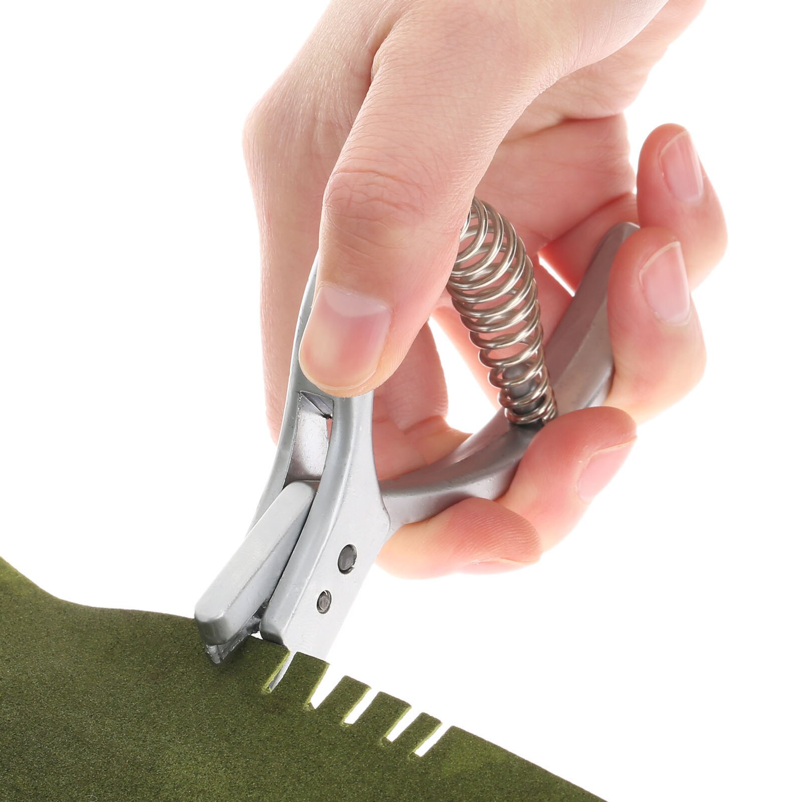 1PC Pro Steel Pliers Tailor Sewing Punch Garment Pattern Notcher Pro Tailors Sewing Pliers Punch Marker