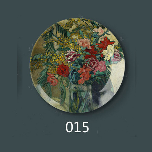 Dekorplater 8 tommer louis valtat oljemaleri dekorative kunstplater hjem vegg hall hengende: 15
