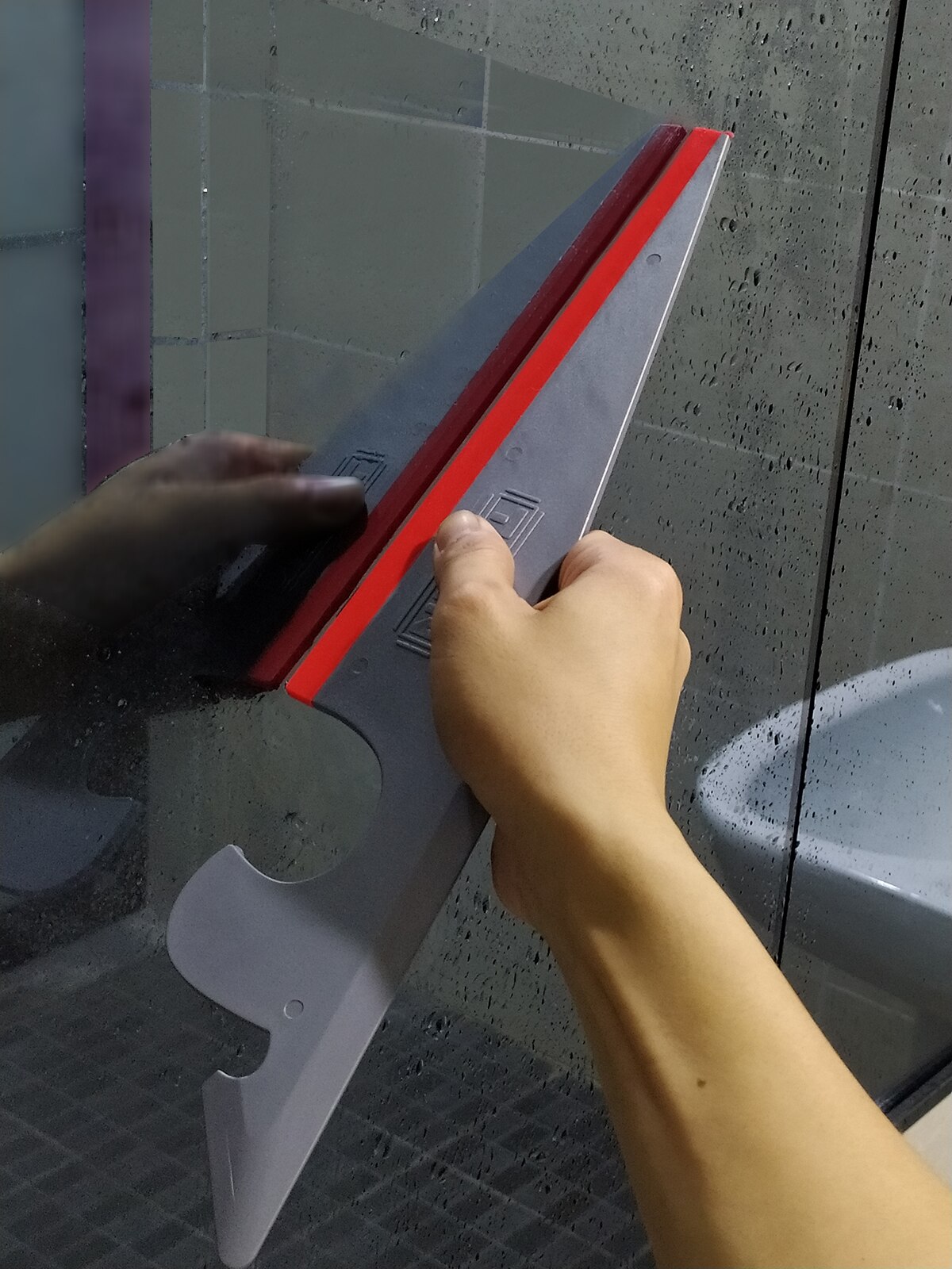 Vinyl indpakning vindue toning vand visker gummiskraber med gummi tip til glas renere bil forrude badeværelse spejle gummiskraber  a72
