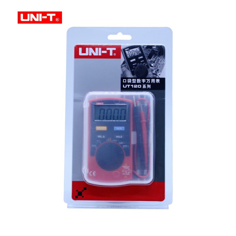 Mini Digitale Multimeter UNI-T UT120 Serie Digitale Lcd Palm Grootte Auto Range Multimeter Dc Ac Pocket