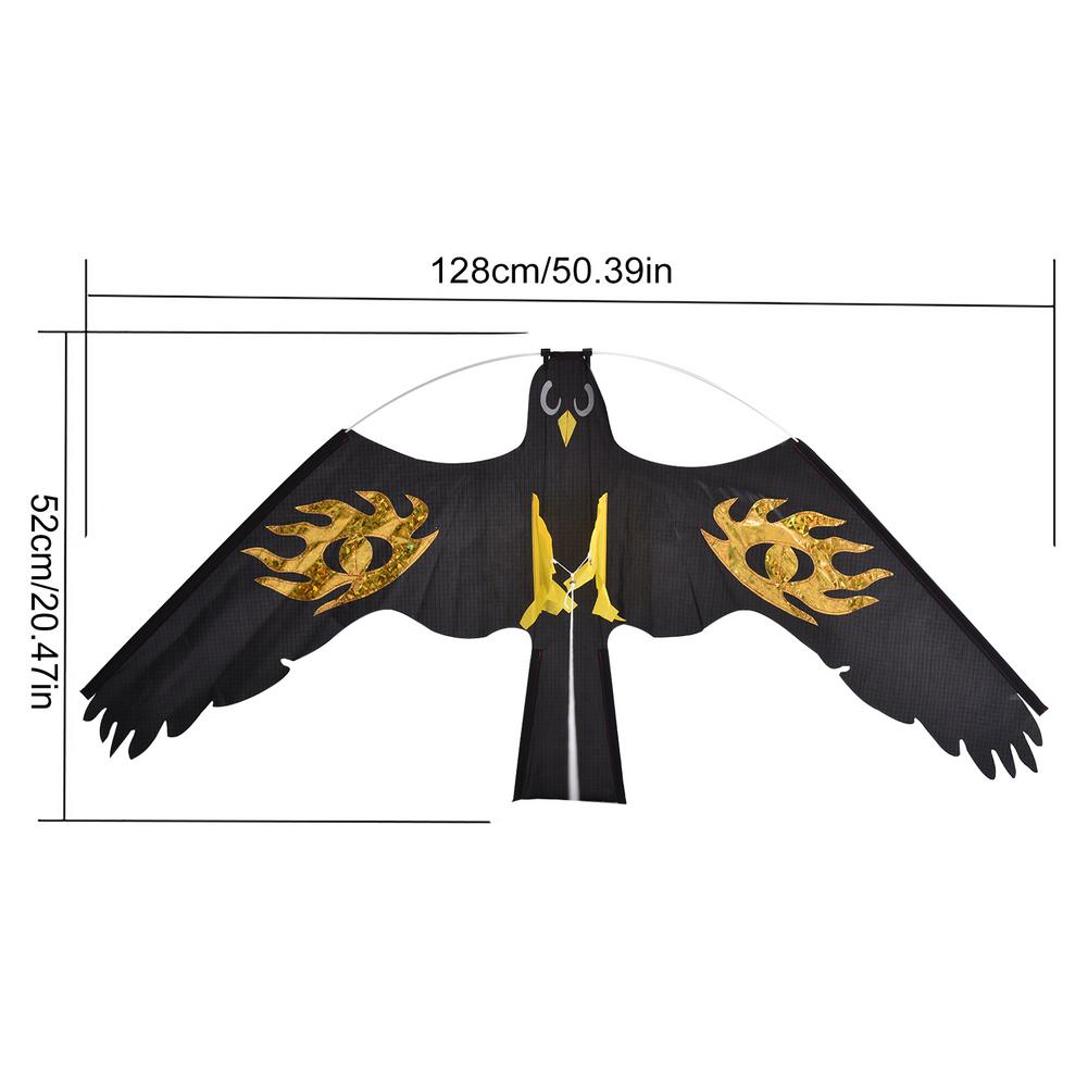 Repelente de aves, cometa de águila, espantapájaros, emulación de cometa voladora, cometa de pájaro para jardín, patio, granja de gran tamaño: B