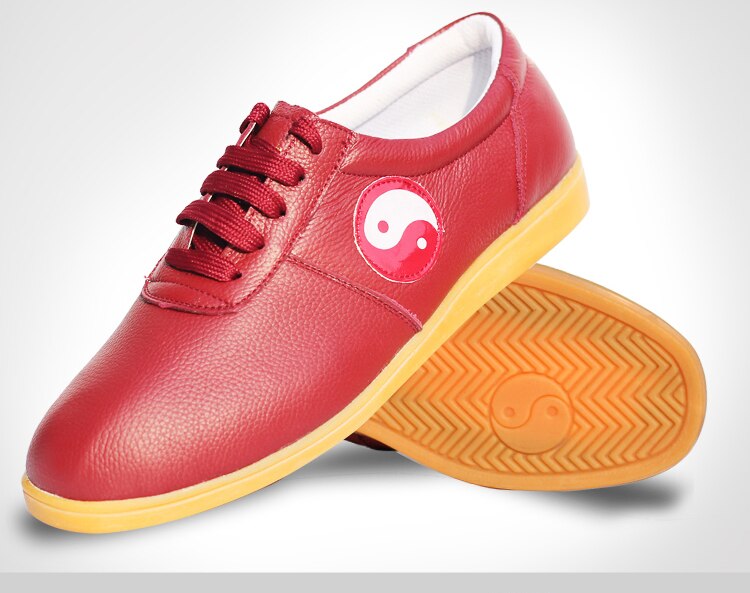 Tai Chi weiche leder schuhe Dichotomanthes ende von frühling sommer frauen Taiji Kung-Fu schuhe schuhe männlichen martialisch leder schuhe Weibliche