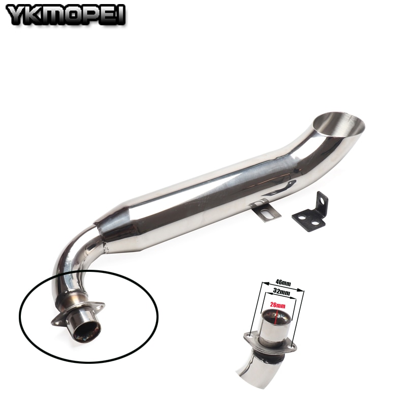 Motorfiets Rvs Uitlaat Voor Honda Z50 Bike Mini Trail 50