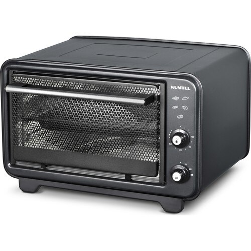 Kumtel piekarnik elektryczny wielofunkcyjny piekarnik ze stali nierdzewnej burda 1420W zawiera blacha robić pieczenia i piekarnik przemysłowy 32 L