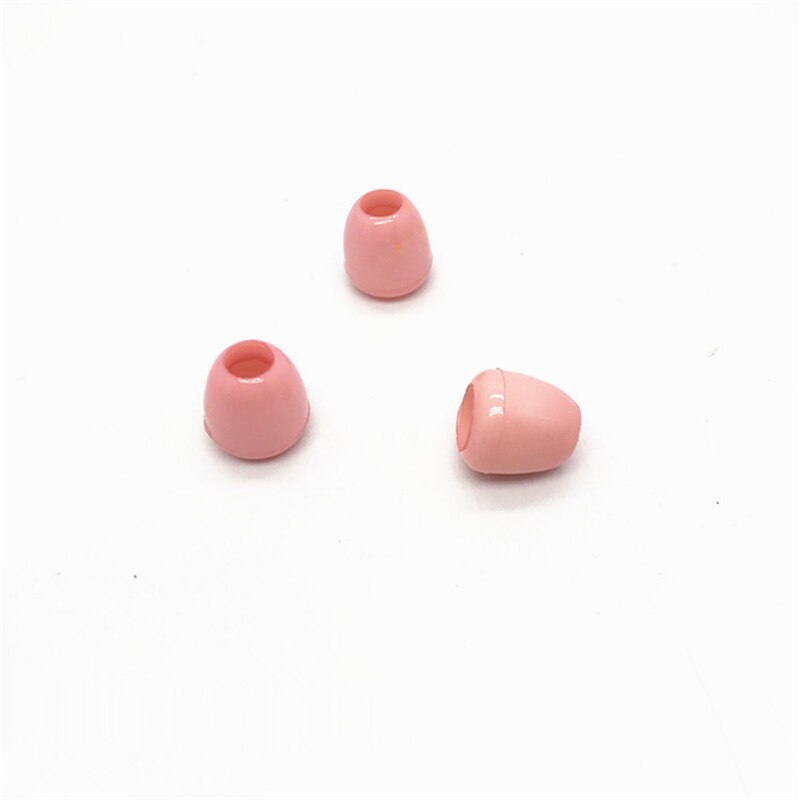 30Pcs Height 13mm hole 5mm /7.5mm Bell Stopper With Cord Ends Lock Stopper Plastic Toggle Clip for Paracord Clothes Accessories: Nickel-Free White