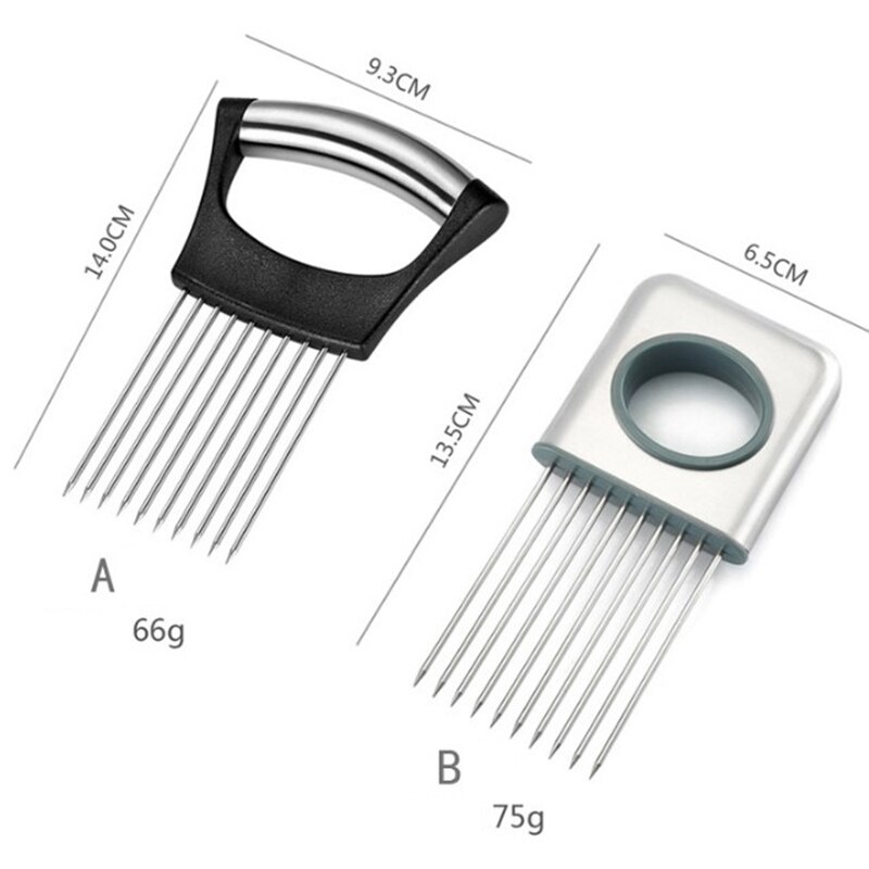 Stainless Steel Onion Cutter Onion Chop Fruit Vegetables Cutter Slicer