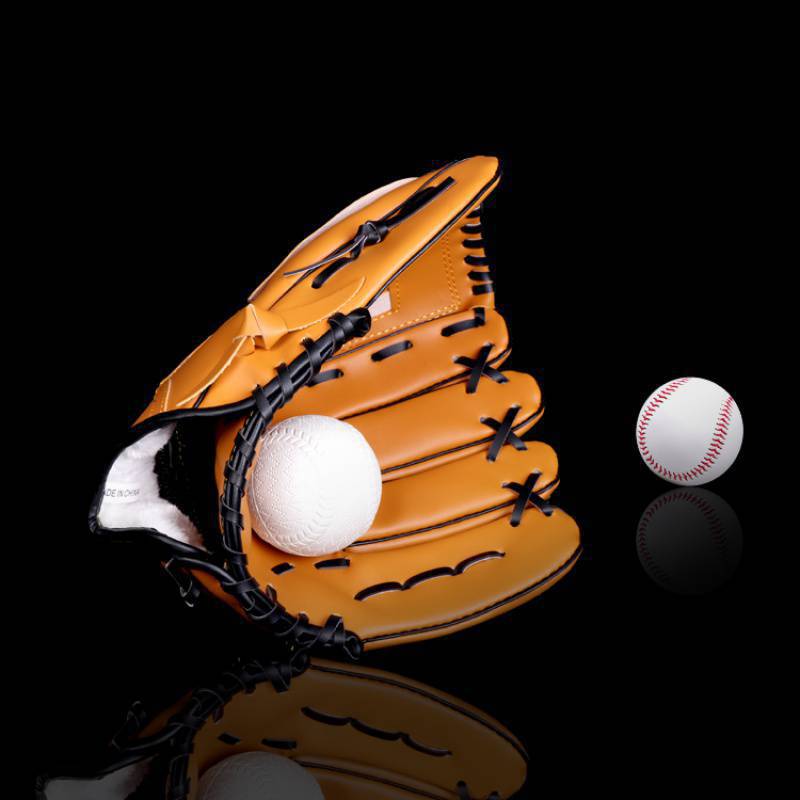 Mannen Baseball Handschoen Lederen Linkerhand Accessoires Softbal Handschoen Lederen Apparatuur Guante De Beisbol Rawling Softbal Training: plum / 10.5 Inches