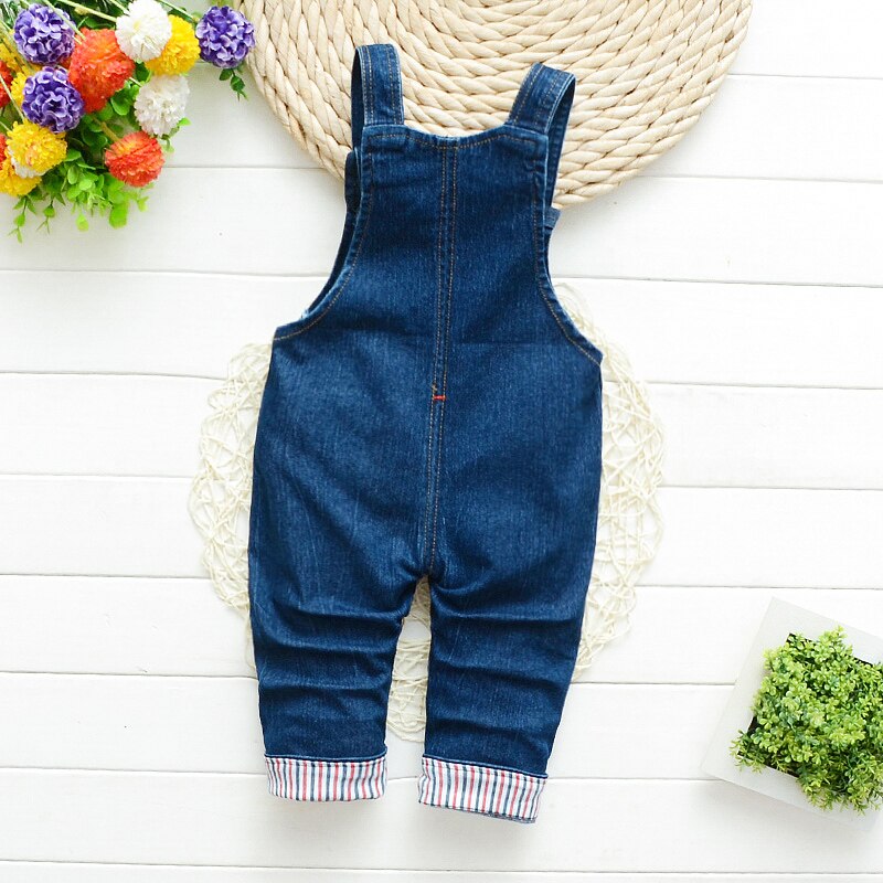 DIIMUU garçons filles salopette barboteuses bébé enfant en bas âge pantalon décontracté lettre impression salopette enfants pantalons longs 1-4 Y