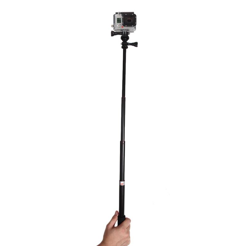 Waterdichte Selfie Stok Telescopische Uitschuifbare Monopod Statief Pole Handheld Camera Statief Voor Gopro Hero 5 4 3 3 + 2 Sjacm