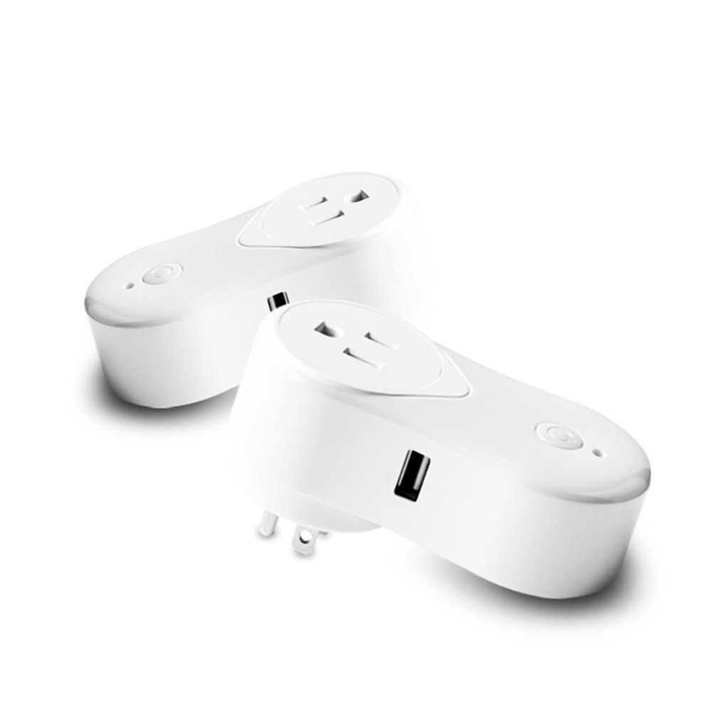 Wireless Phones APP Remote Control Smart WiFi Socket Timer Switch Wall Plug With USB Port Home Appliance Automation