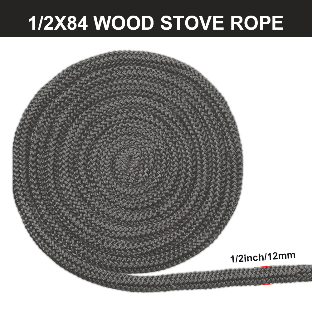 6/8/10/12mm x 2M Kamin Abdichtung Seil Holz Brennen Herde Tür Träger Ring Seil Band Fiberglas Abdichtung Schnur Ersatz Teile