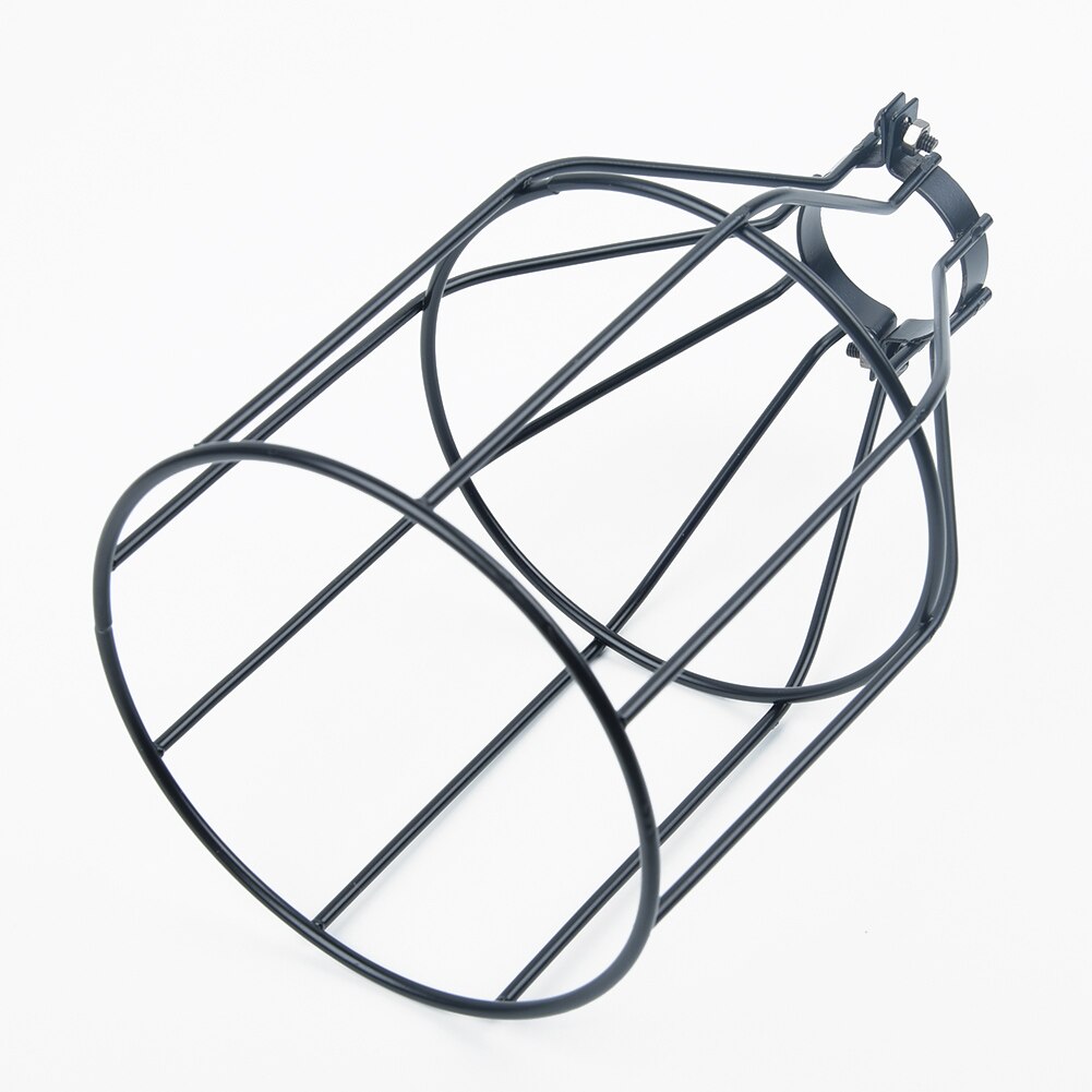 Metal pære vagt lampe bur pendel lamper holdere loft ventilator pære dæksler