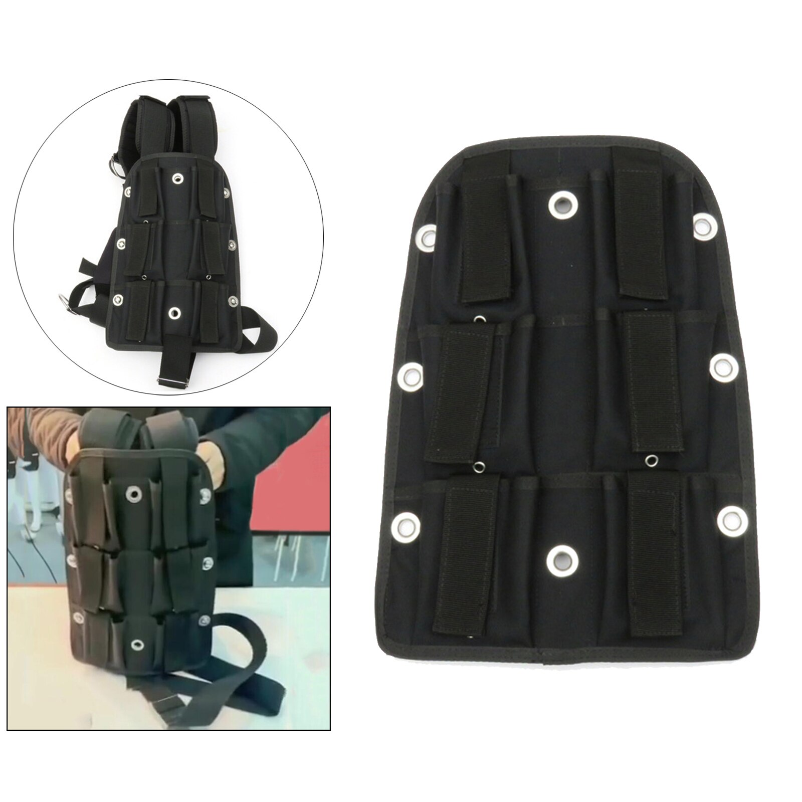 6Kg Duiken Backplate Harnas Zware Gewicht Plaat Carrier Accessoires