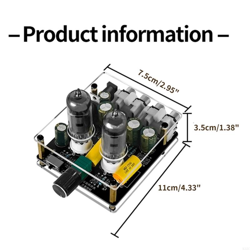 K32C Professionl HIFI Tube Buffer preamplificador Auido Amp Amplificador sonido Amplificador Cine en casa DIY Operación