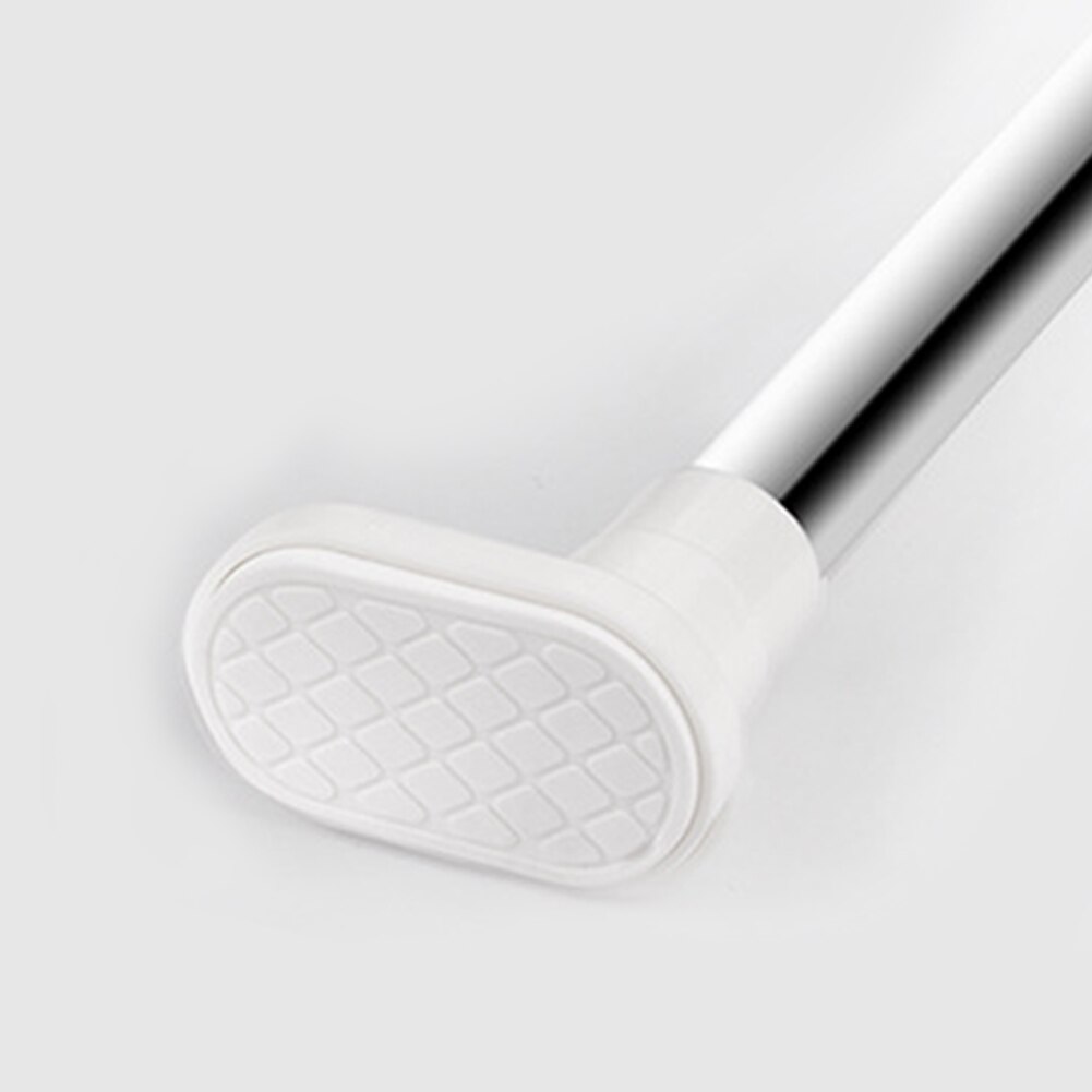 Racks Extendable Pole Clothes Hanging Strong Bearing Shower Curtain Rod Multifunctional Anti Rust Balcony Stainless Steel