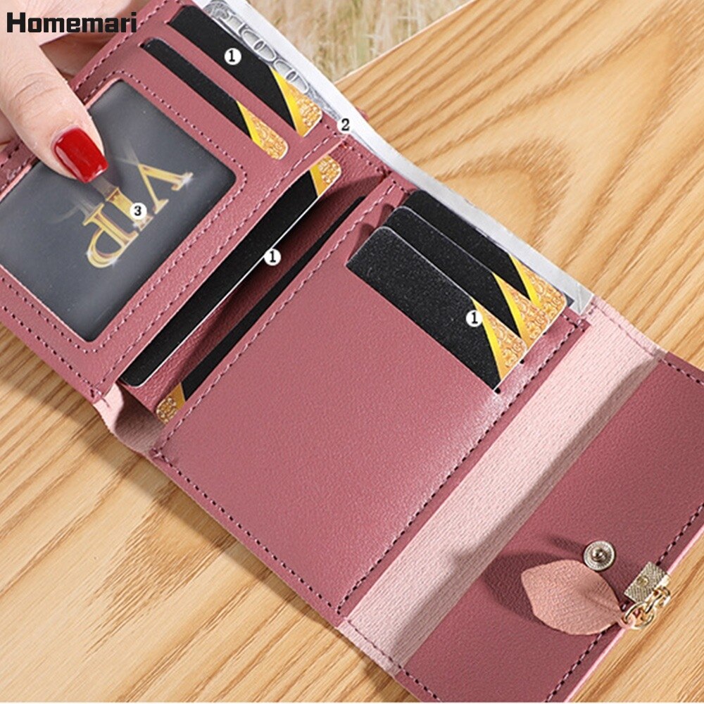 Homemari mulheres couro do plutônio carteiras femininas bolsas longas sacos de dinheiro folha telefone bolso senhoras carteira titular do cartão embreagem mujer 2021
