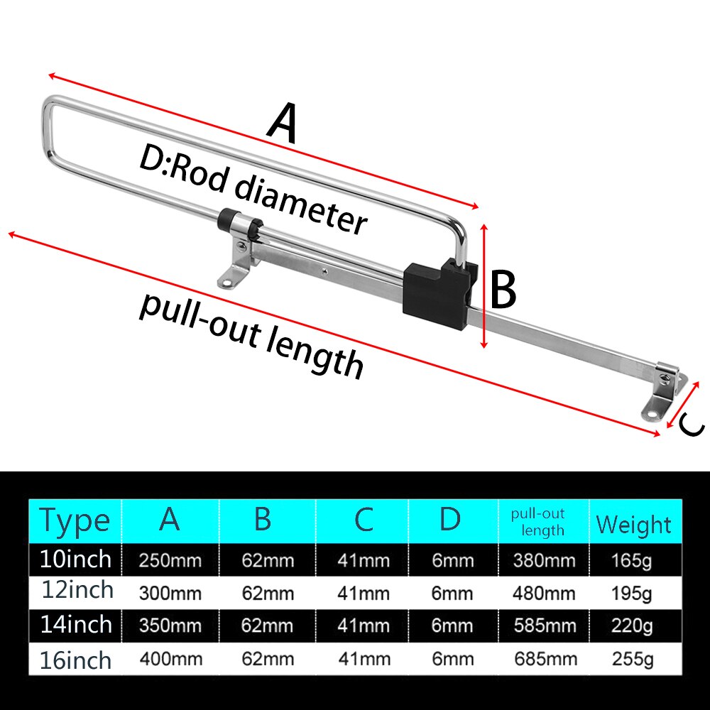 1Pc Garderobe Verstelbare Opknoping Staaf Kast Staaf Telescopische Kleding Rail Pull Out Organizer Intrekbare Kast Schuifdeuren Rekken