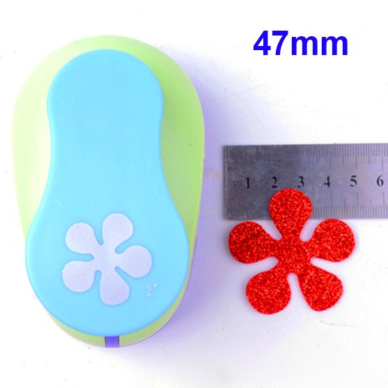 Large Shaper Leaf Leaves Punch Craft Foam Puncher Kid DIY Tools Paper Cutter Scrapbooking Flower Hole Punches Freeship butterfly: 47mm Wave circle
