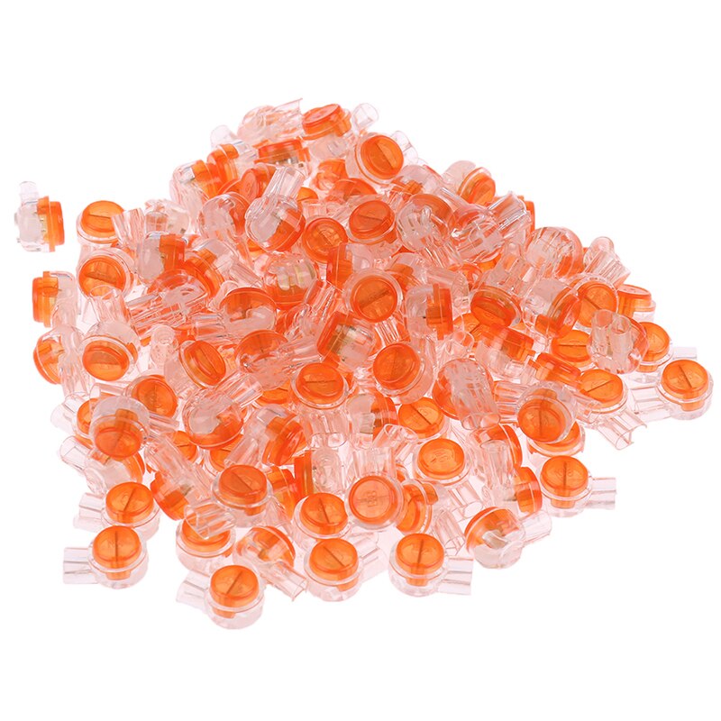 200pcs/Pack Waterproof Connector Crimp Connection Terminals K1 Connector Wiring Ethernet Cable Telephone Cord Terminals