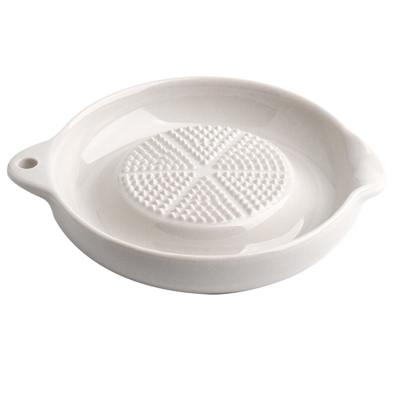 White Simple Style Burnishing Machine Portable Porcelain Carrot Ginger Grinding Household Grinder: as pic