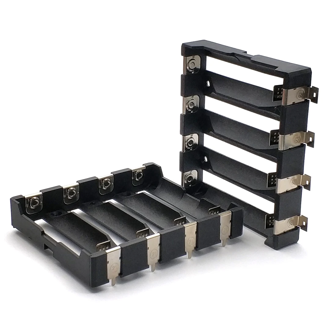 4 x 21700 Battery Holder SMT SMD THM Battery Box 21700 Storage Box 4S 21700 Battery Case