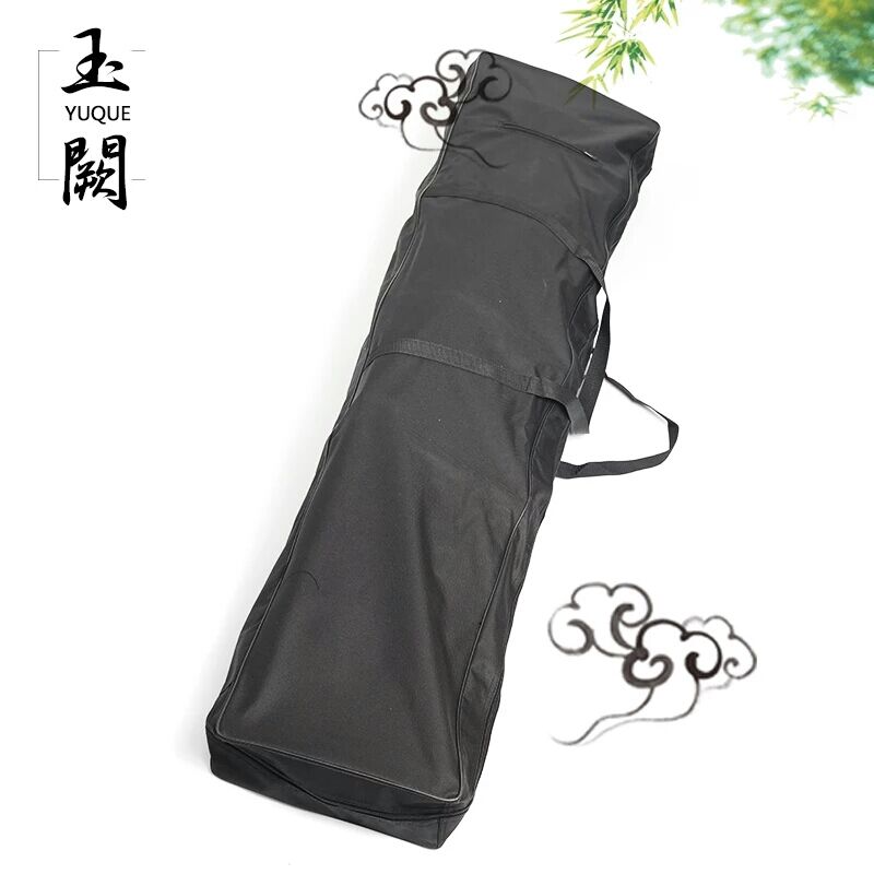 Yuque Guzheng Black Nylon Waterproof Carring Case / Portable Guzheng Bag / Case Cover For Guzheng Travel Bag