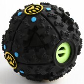Grote hondenspeeltjes: Zwart / 12cm