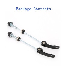 2 stks Fiets Quick Release Fietsen Wiel Hub Spiesjes Legering Quick Release Set voor Road Mountain Fiets 2 stks Fiets Quick Release Fietsen Wiel Hub Spiesjes Legering Quick Release Set voor Road Mountain Fiets
