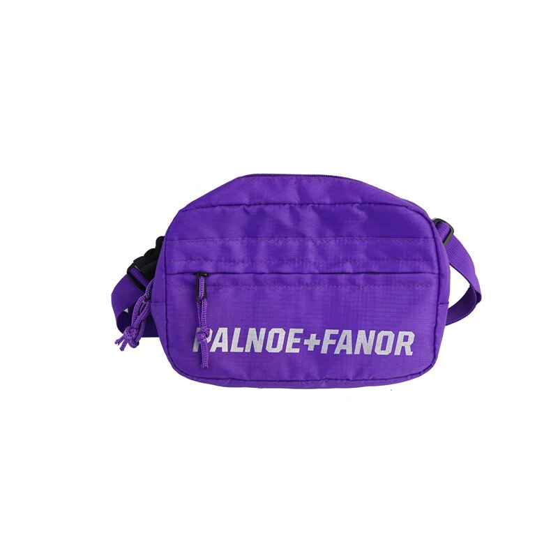 Schoudertas heren populair merk transparant heren borsttas casual hiphop kleine schoudertas koreaanse stijl schoudertas sport d: Paars