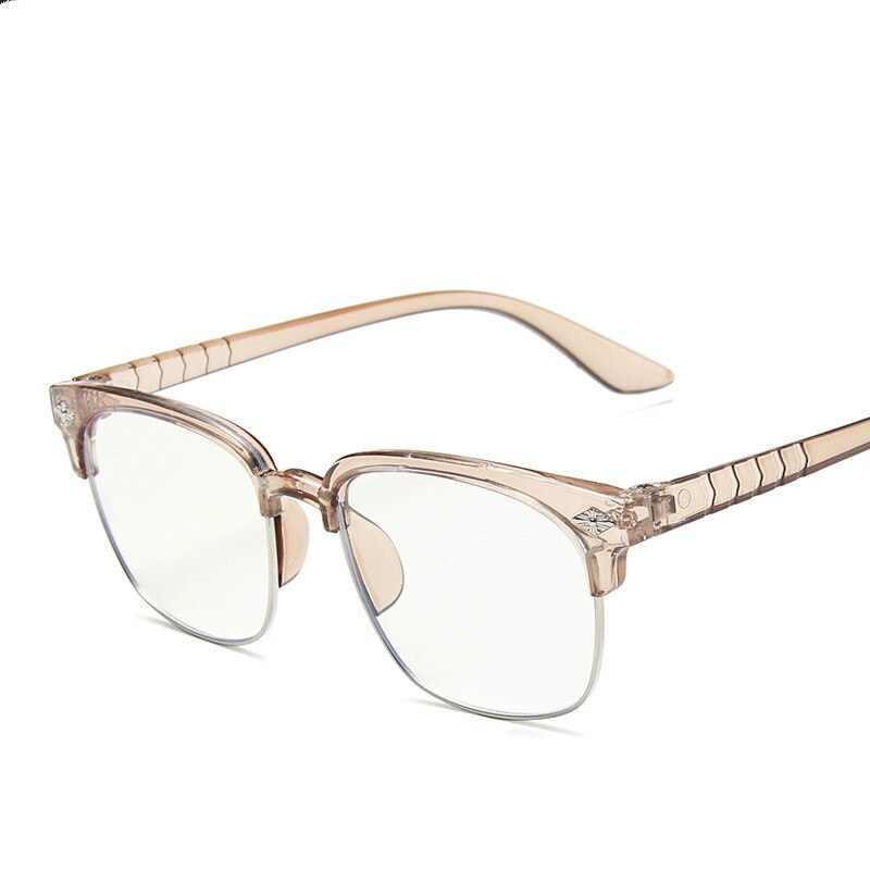 Firkantet brilleinnfatning barn optiske briller jente klare briller gutt blå lys briller barn vintage innfatning lys komfortabel: Brun gutt