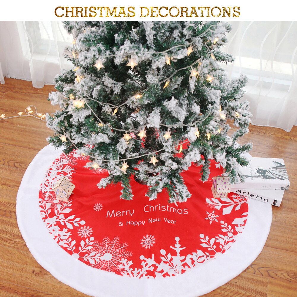 Weihnachtsbaumrock 60x60cm - Festlicher Baumschmuck Mit S-Haken