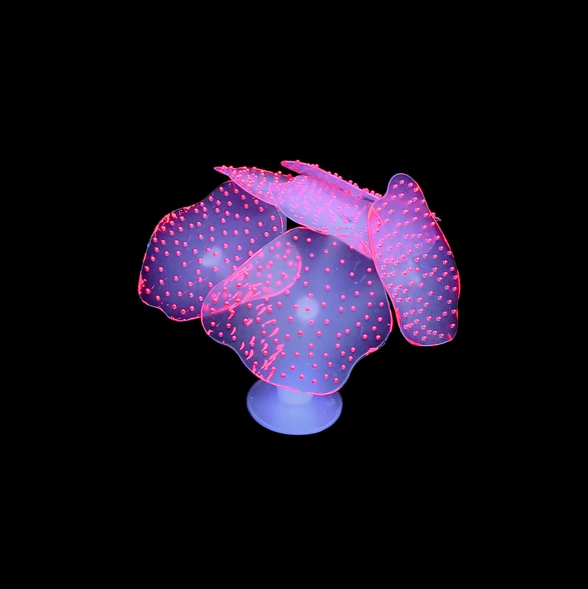 Planta de silicona brillante para acuario, adornos de simulación para pecera, 4 piezas