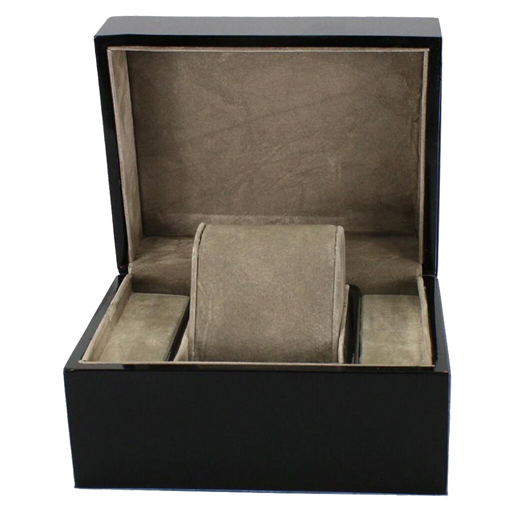 Single slot watch storage wood display box storage with pute menn kvinner