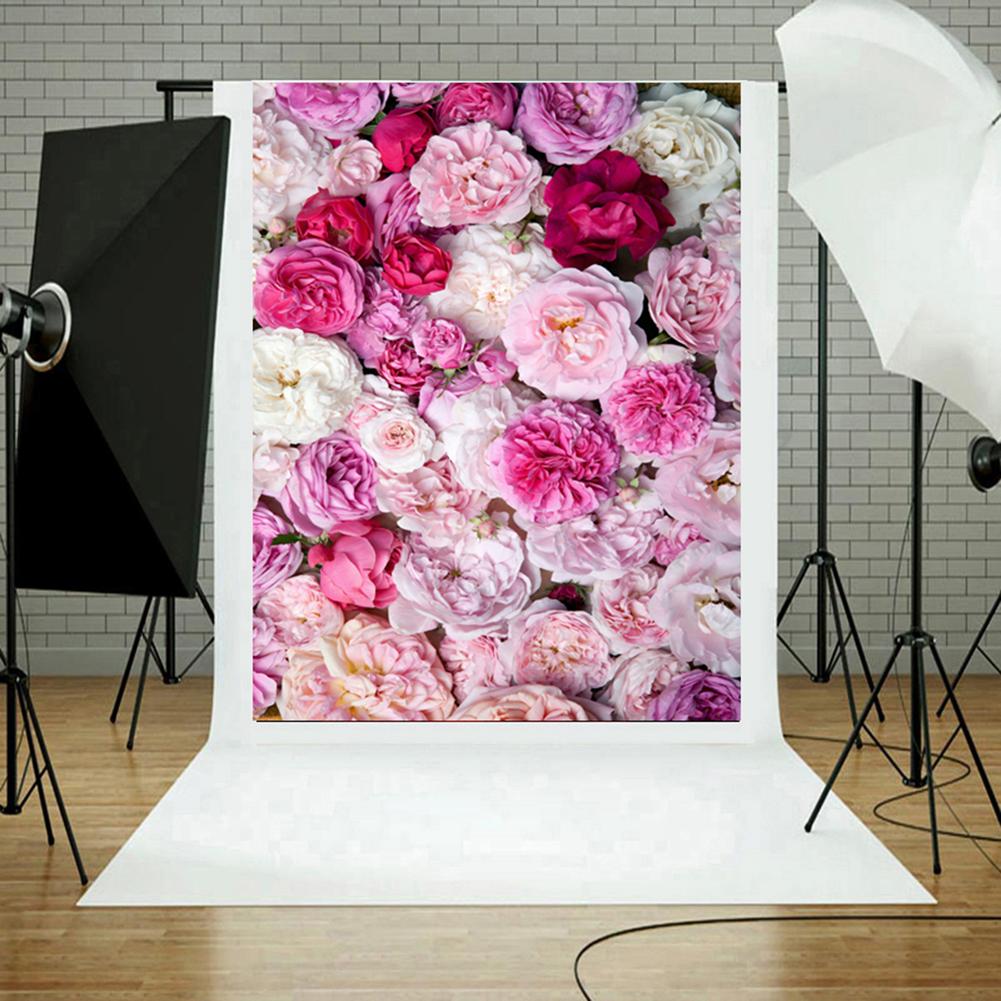Photography Background Painting Rose Flower Wall Floor Photo Studio Backdrop Decor For Wedding Valentine's Day Decor