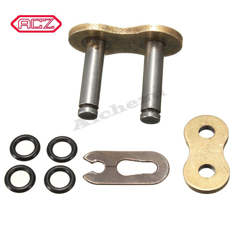 Motor Gouden 4 Stks/partij Deed 520 525 530 428 Ketting Aansluiten Master Link O-Ring Afdichting Voor Motorfiets Dirt bike Atv Quad