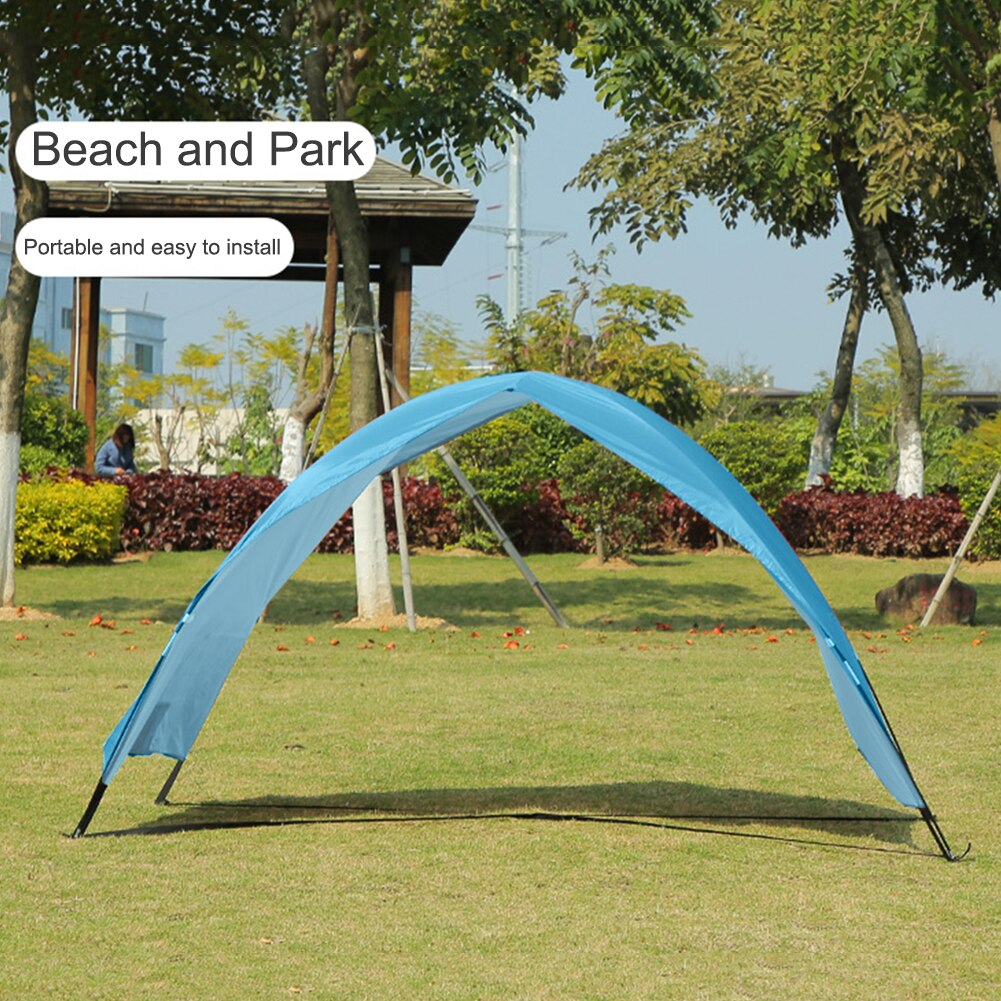 Tragbares outdoor-zelt mit uv-schutz für sommer, strand, camping, faltpavillon, offenes zelt für 2 personen, camping, wandern, sonnenschutz