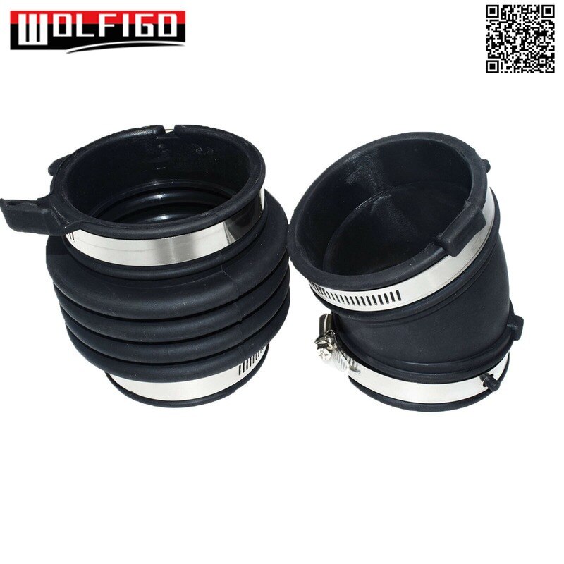 WOLFIGO Air Intake Resonator Hose Tube Boot Duct Kit for Infiniti G35 M35 M45 0609 V6 3.5L
