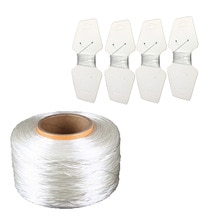 15 M/Roll Wit Stretch Koord Elastische Lijn 1mm Kralen Draad/String/Draad voor bead sieraden maken Armbanden Ketting