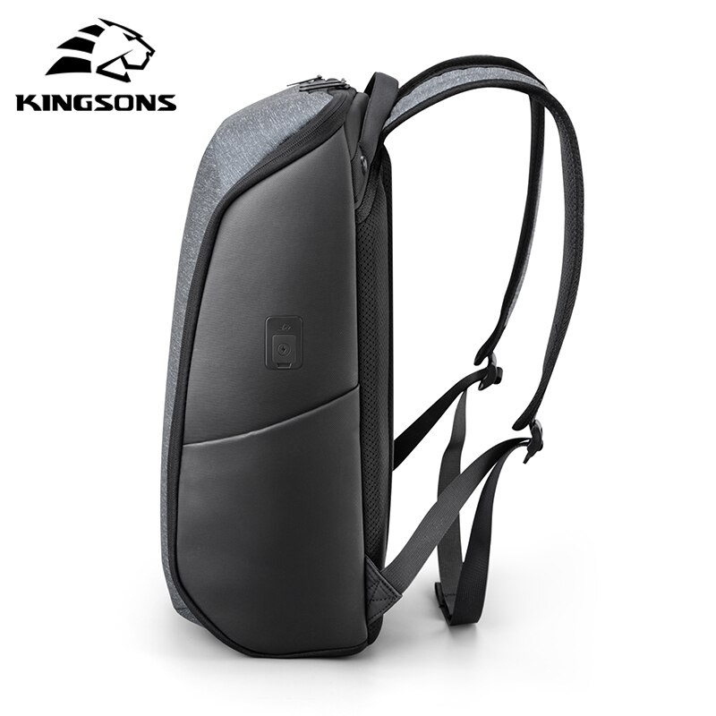 Kingsons portátil mochila homem dobrável 15 polegada multifuncional à prova dwaterproof água mochilas de viagem anti-ladrão masculino sacos de escola quente