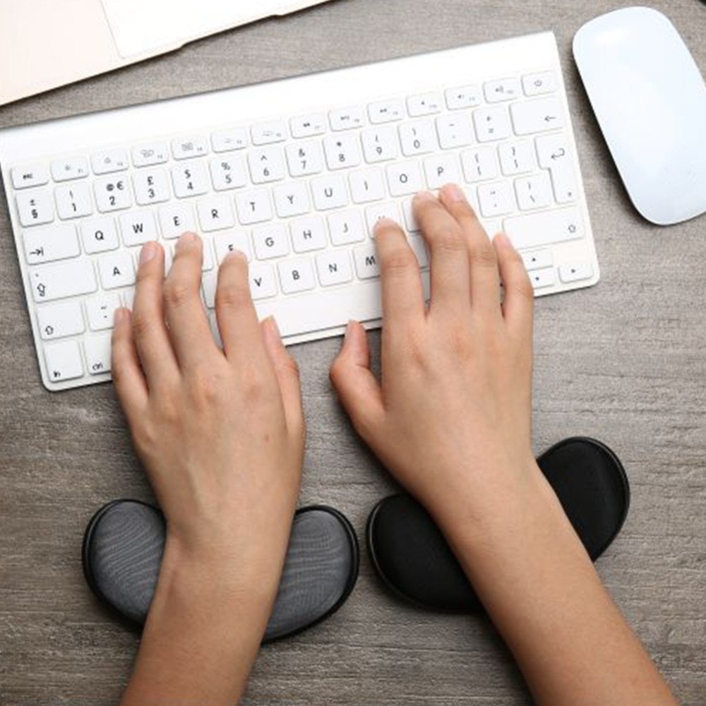 3D Wrist Rest Silica Gel Hand Pillow Memory Foam Mouse Pad Anti-skid Mouse pad Healthy Pad for PC Computer Laptop Desktop