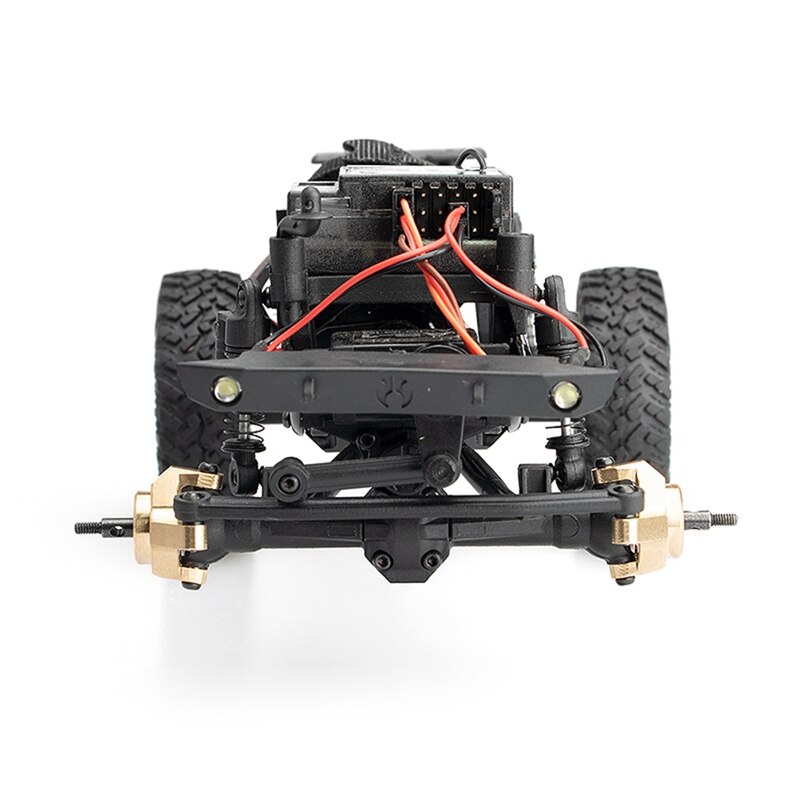 Messing Front Steering Cup Fusee Upgrade Accessoires Voor 1/24 Rc Crawler Axiale SCX24 90081 Onderdelen